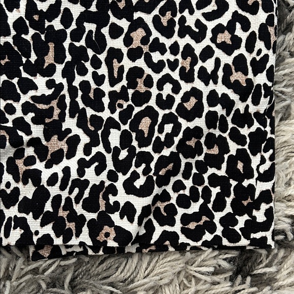 J. Crew Black and Cream Leopard Pencil Skirt - Picture 4 of 5